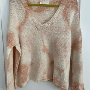 Anthropologie tie dye sweater